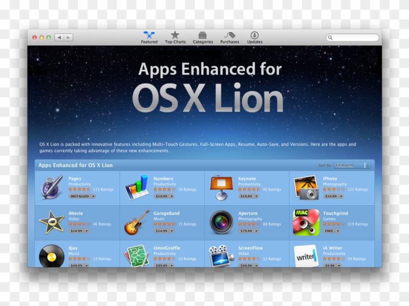 Mac App Store Download Lion Again